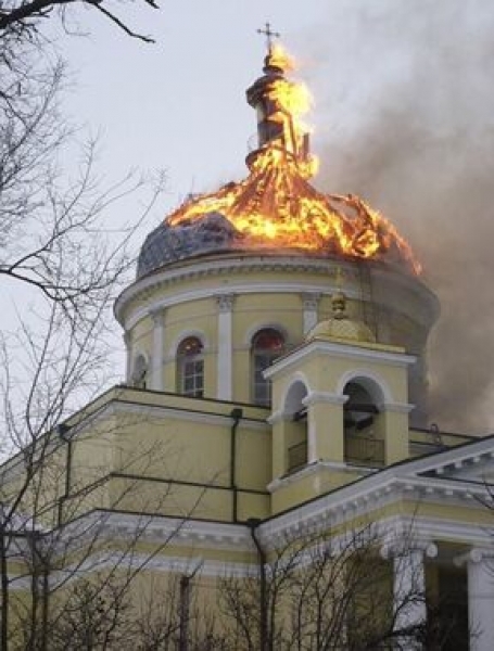 Реставраторы уничтожили фрески в Спасо-Преображенском соборе Болграда задолго до пожара