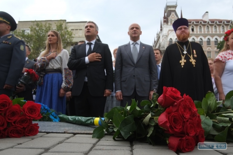 Празднование 25-летия Независимости Украины стартовало в Одессе