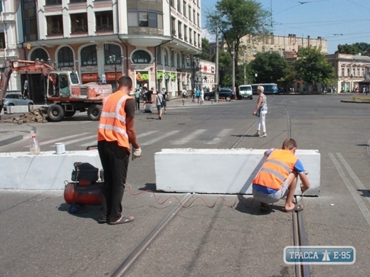 Движение трамваев по улице Преображенской в Одессе будет остановлено на длительный срок