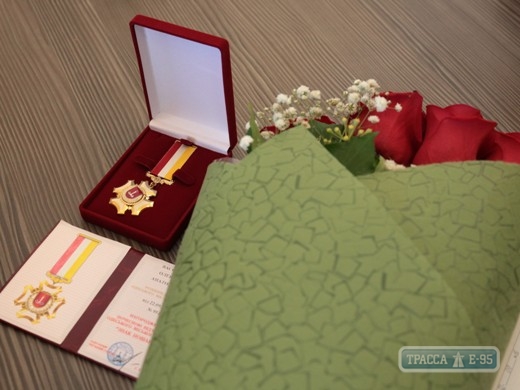 Мэрия Одессы наградила Вассермана почетным знаком отличия (фото)