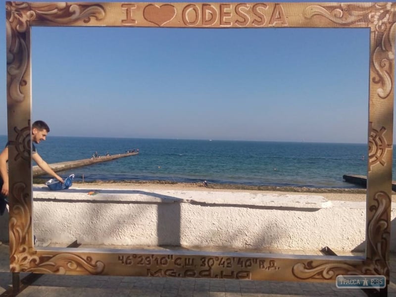 Новый арт-объект появился в Одессе у моря (фото)
