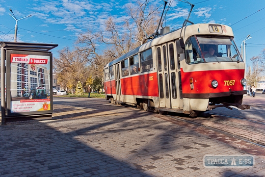 В Одессе три недели не будет ходить 18-й трамвай