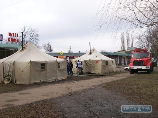 В Одессе установят армейские палатки, где будут обогревать и кормить людей при сильных морозах