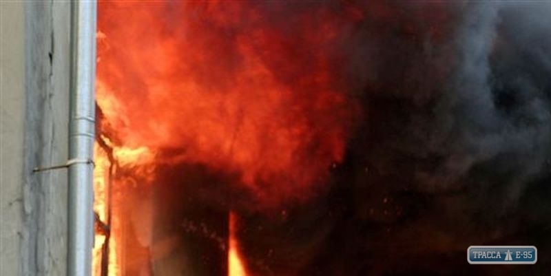 При пожаре в центре Одессы погиб мужчина