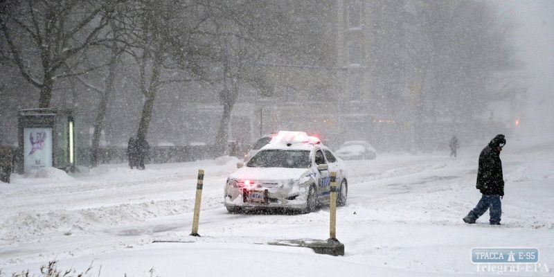 Несколько КПП в Одесской области на границе с Молдовой и Румынией закрыты из-за снежной бури