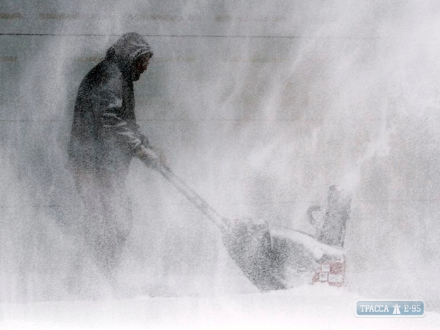 Вечером Одесскую область вновь накроет снежная буря, которая продлится до воскресенья