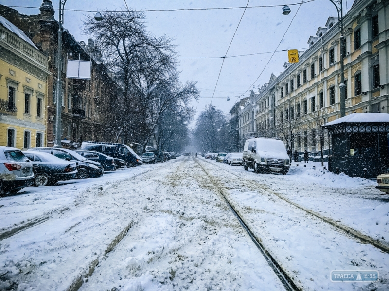 Одесса во время снегопада (фоторепортаж)