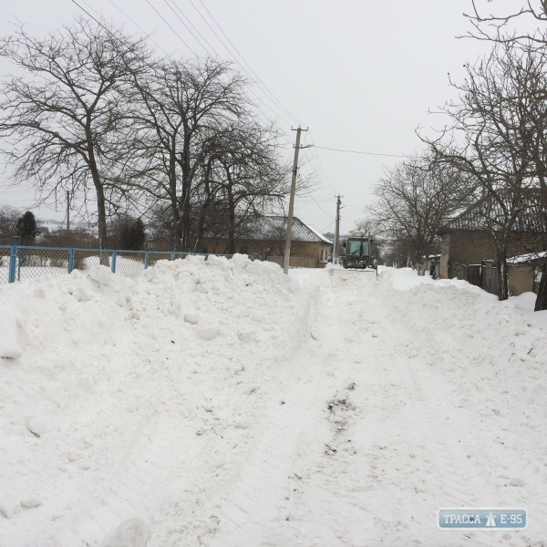Несколько сел Болградского района все еще остаются в снежном плену