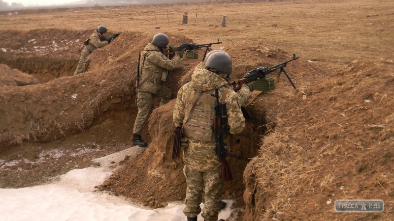 Пограничники провели боевые учения на юге Одесщины