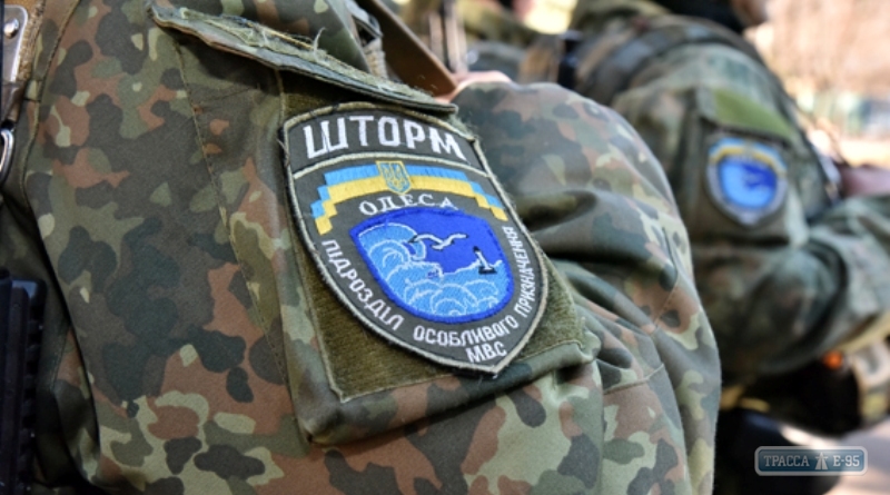 Бойцы одесского спецподразделения 