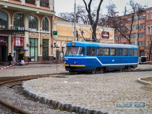 Из-за ремонта на Пересыпи и Тираспольской на несколько недель меняется движение трамваев