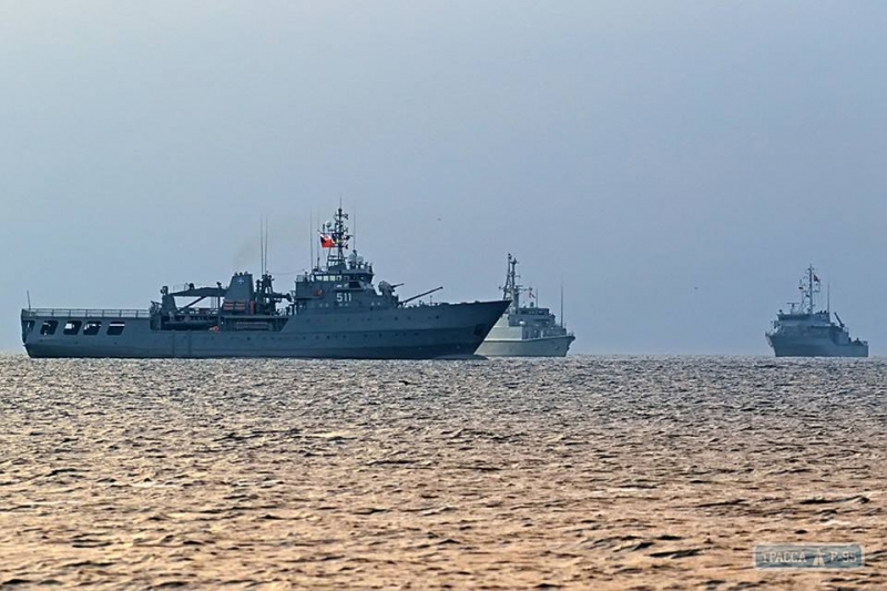 НАТОвские моряки учатся уничтожать мины в акватории Одесского порта 