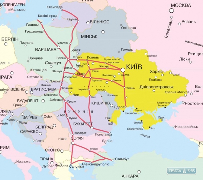 Новый автобан соединит Киев и Одессу с ключевым маршрутом Европы
