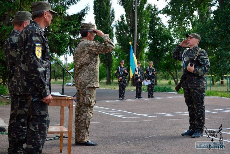 Военно-патриотический лагерь в Раздельнянском районе открывает новый сезон