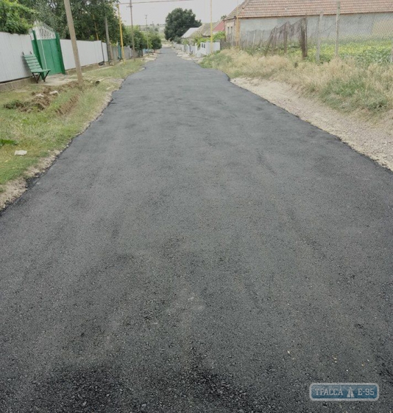 Строительство новой дороги завершилось в селе на юге Одесщины
