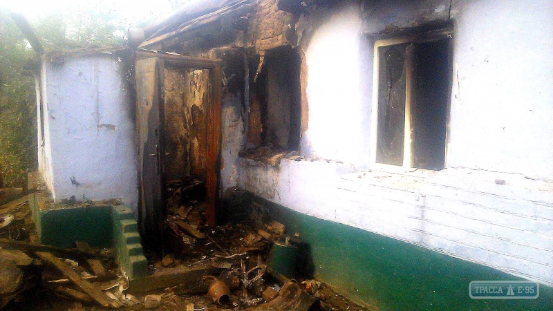 Дом молодой семьи сгорел дотла в Любашевском районе