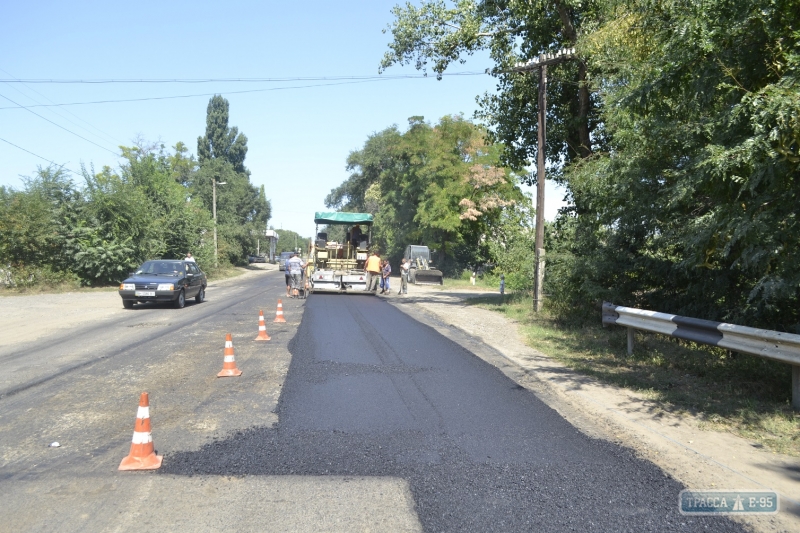 Ремонт дороги к границе с Молдовой стартовал на юге Одесщины