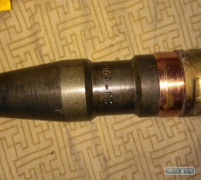 Полиция нашла у жителя Болграда крупнокалиберный снаряд (фото)