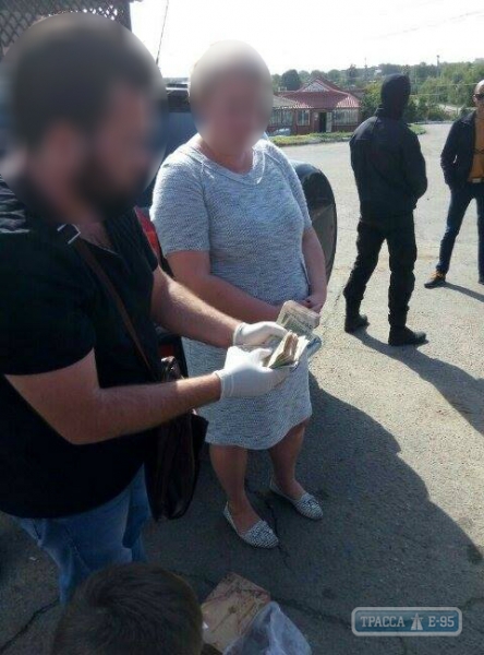 Глава сельсовета в Лиманском районе Одесской области попалась на взятке