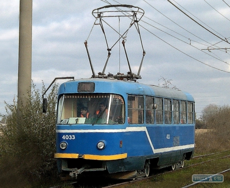 Два ДТП заблокировали движение трамваев в Одессе