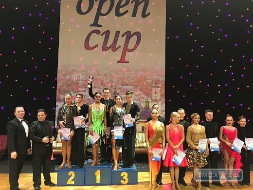 Одесситы стали призерами международного турнира по спортивным танцам