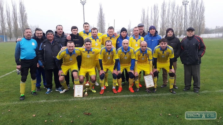 Команда из Овидиополя завоевала Кубок Одесской области по футболу среди ветеранов