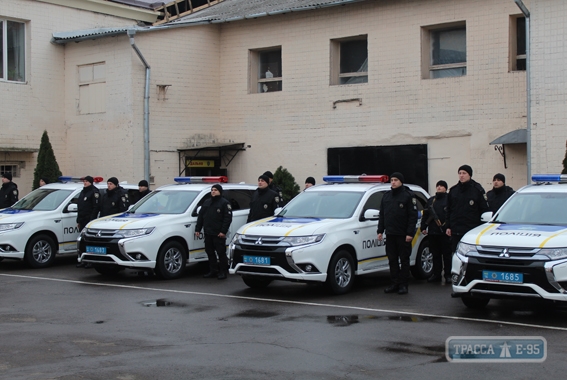 Полицейские получили новые автомобили для патрулирования центра Одессы