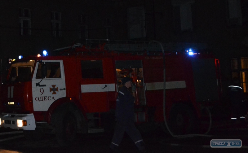 В Одессе ночью сгорело кафе возле ж/д вокзала
