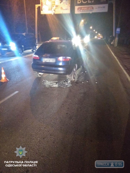 Водитель иномарки сбил человека на пешеходном переходе в Одессе