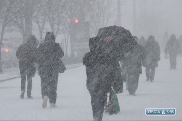 Синоптики прогнозируют усиление снегопада в Одессе и области