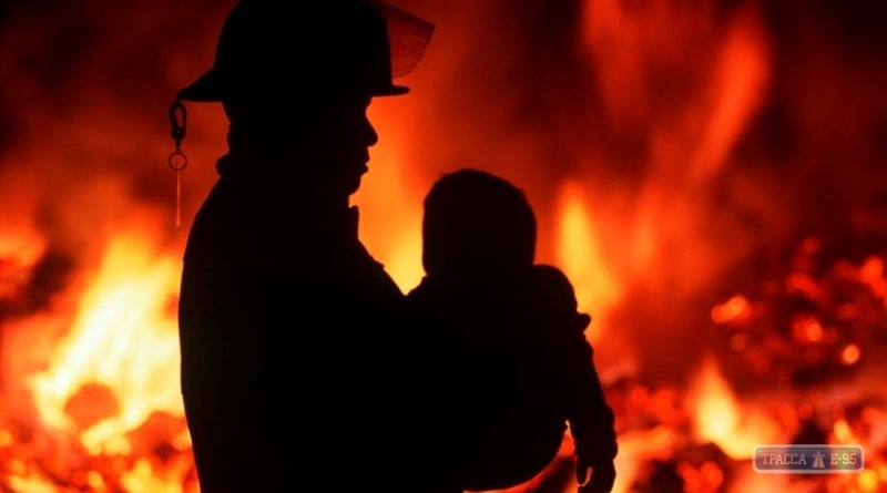 Годовалый ребенок пострадал при пожаре в Савранском районе