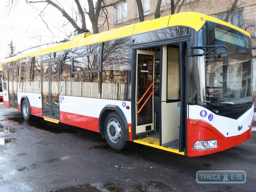 Еще один белорусский троллейбус прибыл в Одессу