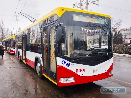 Белорусские троллейбусы вышли на одесские маршруты (фото)