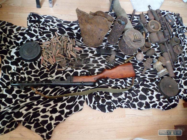 Житель Подольска нашел в лесополосе оружие и отнес его в полицию