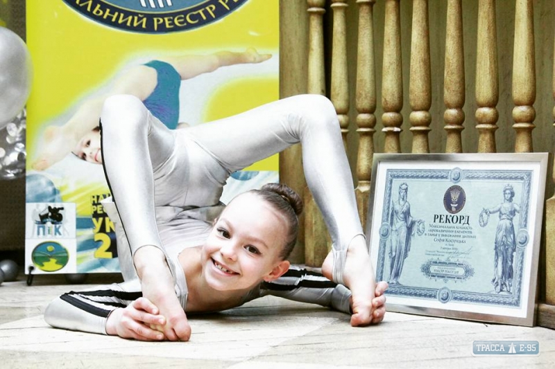 Семилетняя жительница Подольска установила новый рекорд Украины