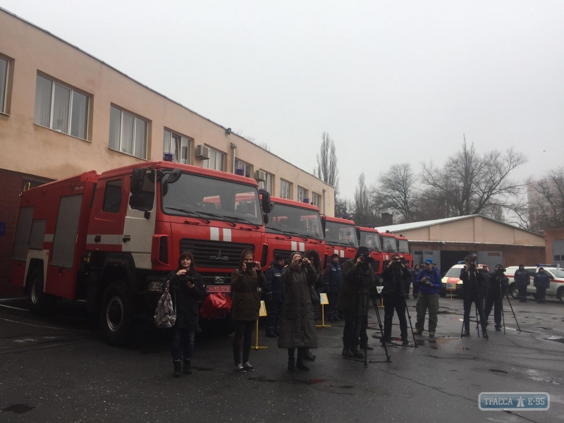 Автопарк спасателей Одесской области пополнился новой техникой