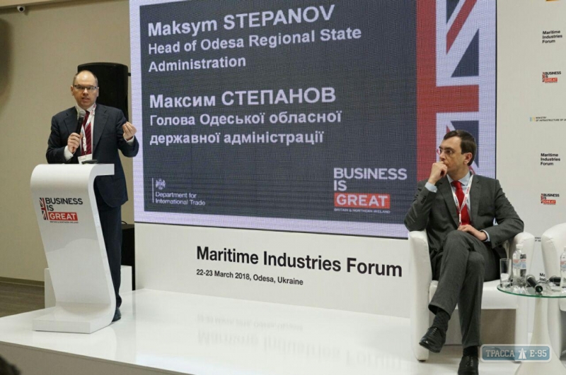 Одесская область намерена использовать опыт Великобритании в развитии морских портов – глава региона