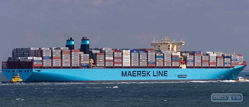 Первый судозаход Maersk на мощности 