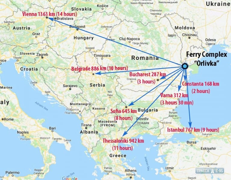 Румыния одобрила открытие пограничного пропуска Исакча-Орловка на строящейся паромной переправе
