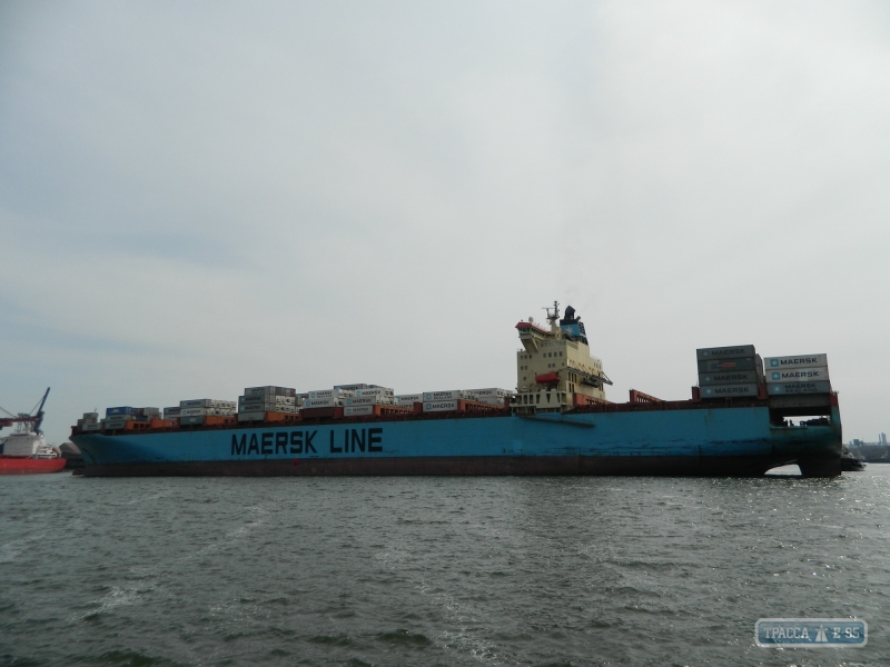 Контейнеровоз Maersk Klaipeda зашел в порт «Южный» в рамках азиатско-черноморского сервиса (видео)