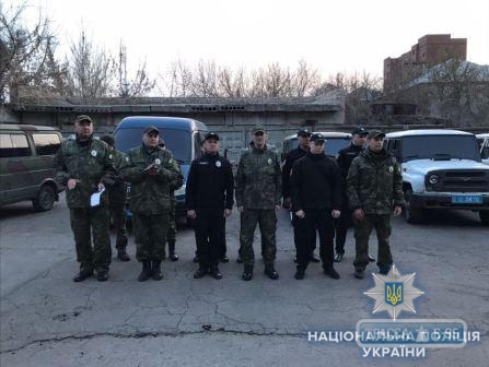 Одесские полицейские, которые несут службу в зоне АТО, получили новые звания