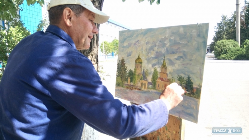 Художники Придунавья рисовали собор-юбиляр на юге Одесской области