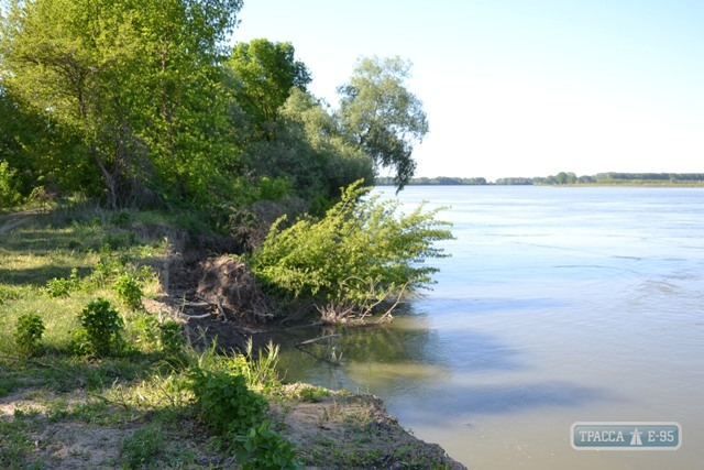 Еще треть дамбы острова Репида на Дунае ушла под воду (фото)