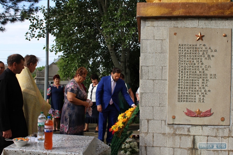 Жители села Измаильского района почтили память погибших во Второй мировой войне