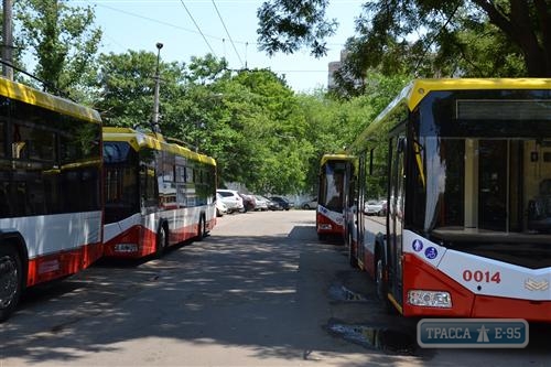 Еще четыре белорусских троллейбуса прибыли в Одессу