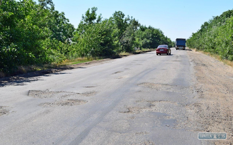 Одесская область отремонтирует 30-километровый участок трассы Одесса-Рени за полмиллиарда гривен