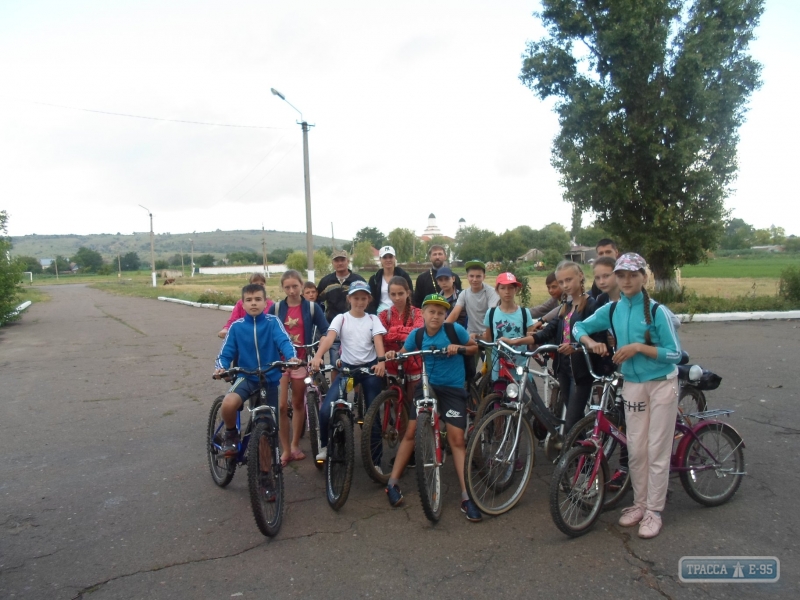 Патриотический велотур для подростков прошел на севере Одесской области