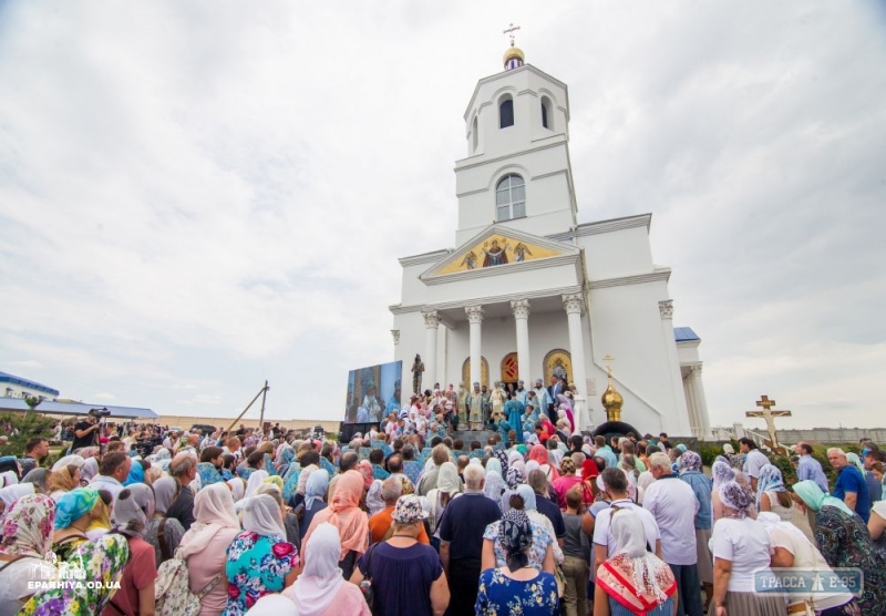 В Одесской области освящен храм, на месте которого водители грузовика увидели явление Девы Марии