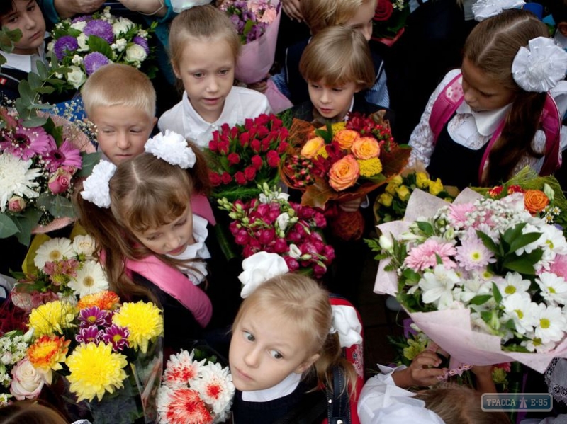 Школьникам Одессы 1 сентября предлагают вместо цветов передать носки и трусы раненым бойцам АТО
