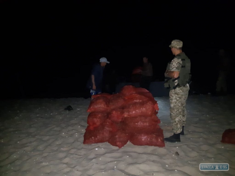 Черноморский рыбоохранный патруль задержал промысловиков, незаконно выловивших более тонны рапанов